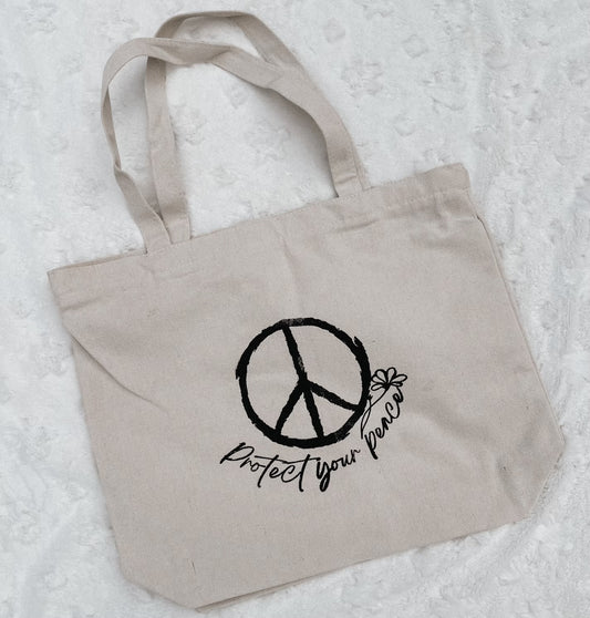 Protect Your Peace Tote Bag